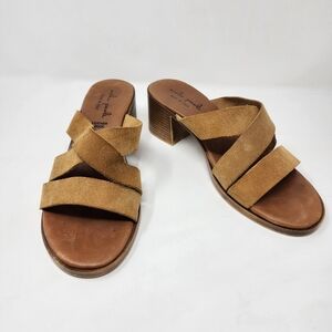 Mila Paoli Women's Suede Block Heels 40